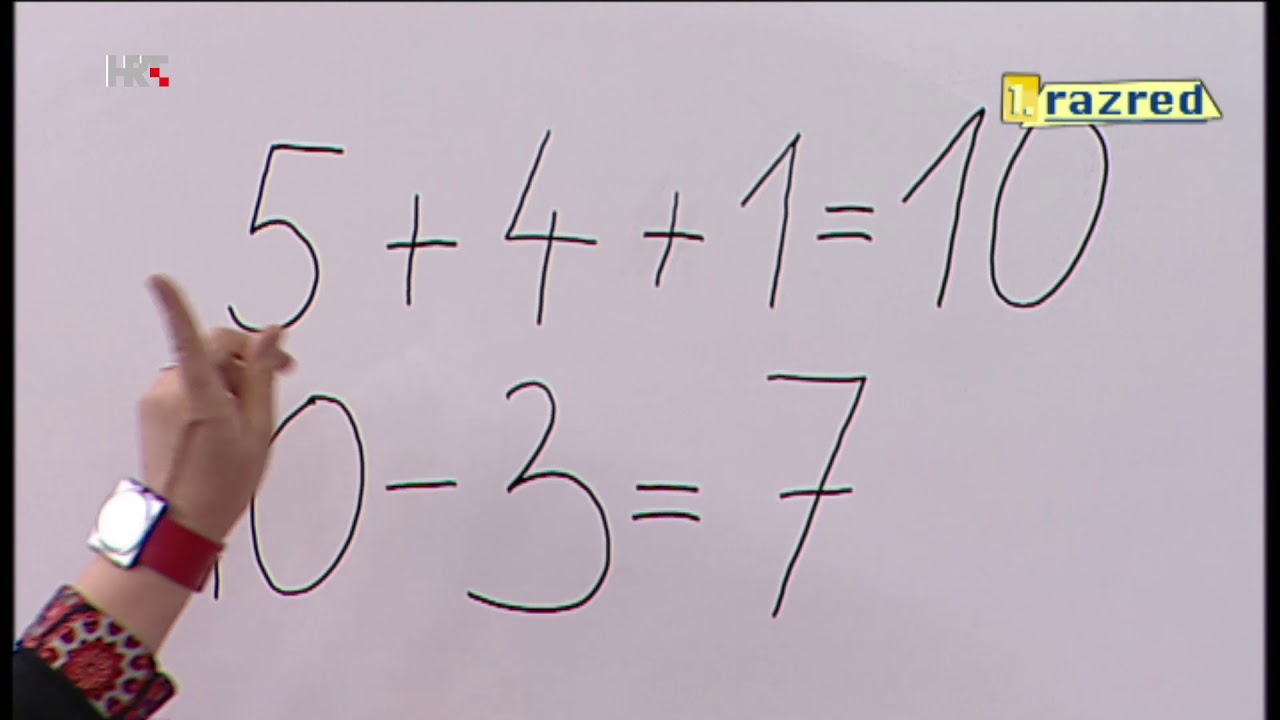 1. RAZRED - MATEMATIKA - ZBRAJANJE I ODUZIMANJE