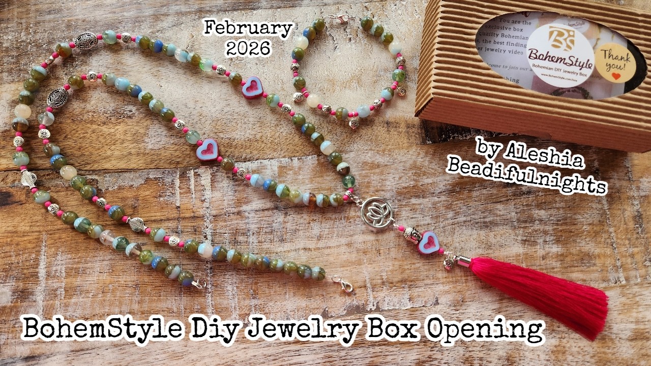 BohemStyle Diy Jewelry Box February 2026 Opening