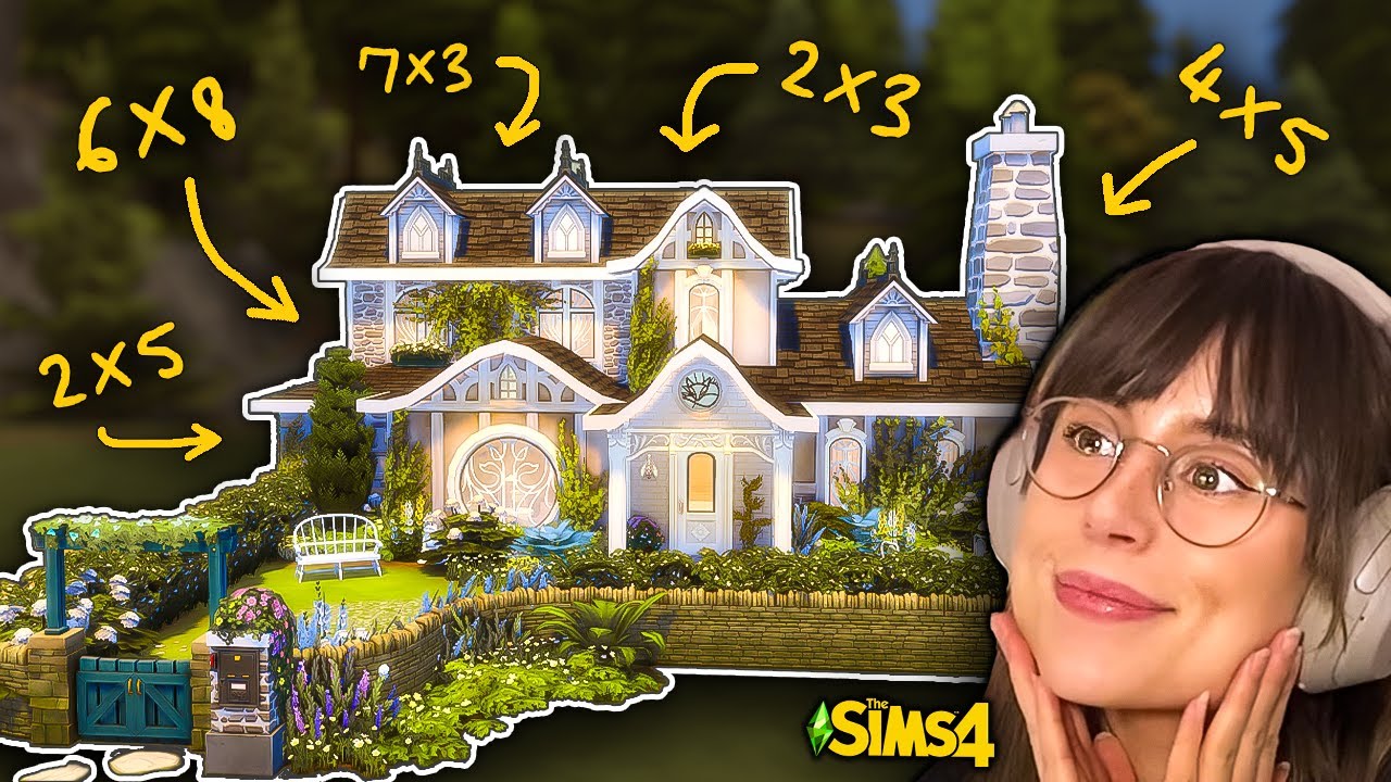 Building a House in The Sims But Each Room is a Random Size