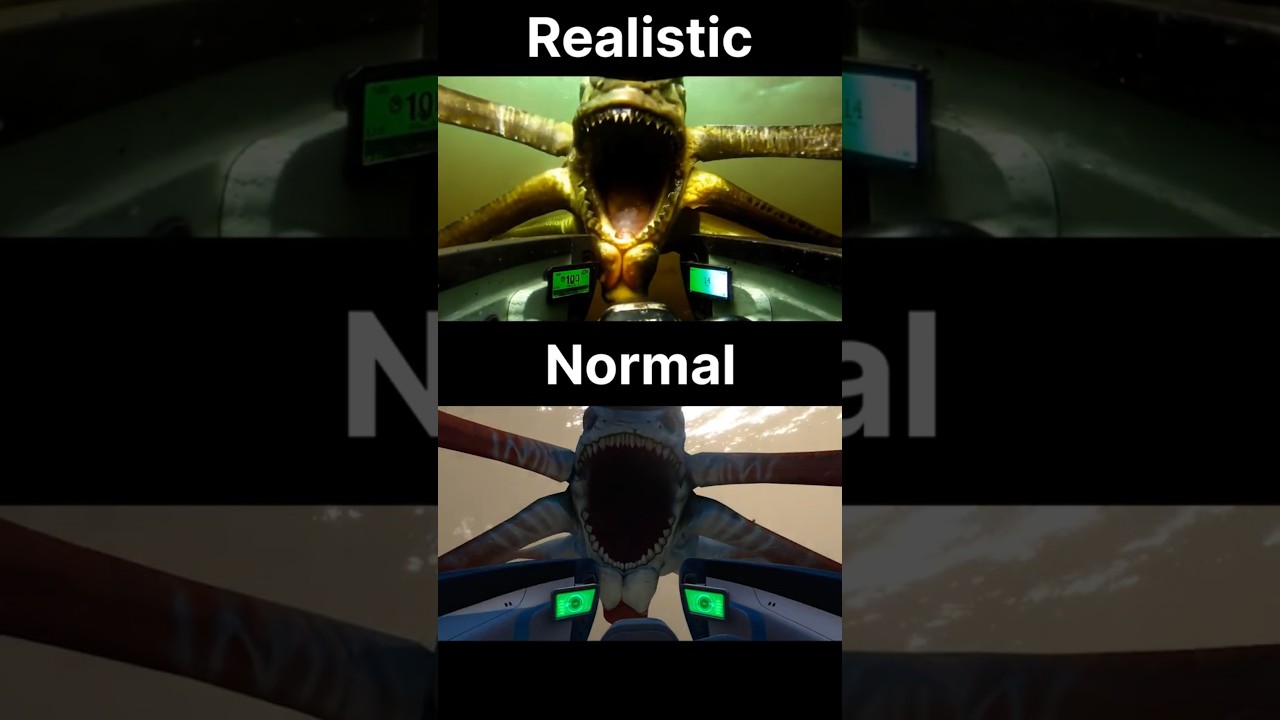 Subnautica Ultra-Realistic Graphics Before And After | Reimagined By AI | Runway Gen-3 #subnautica