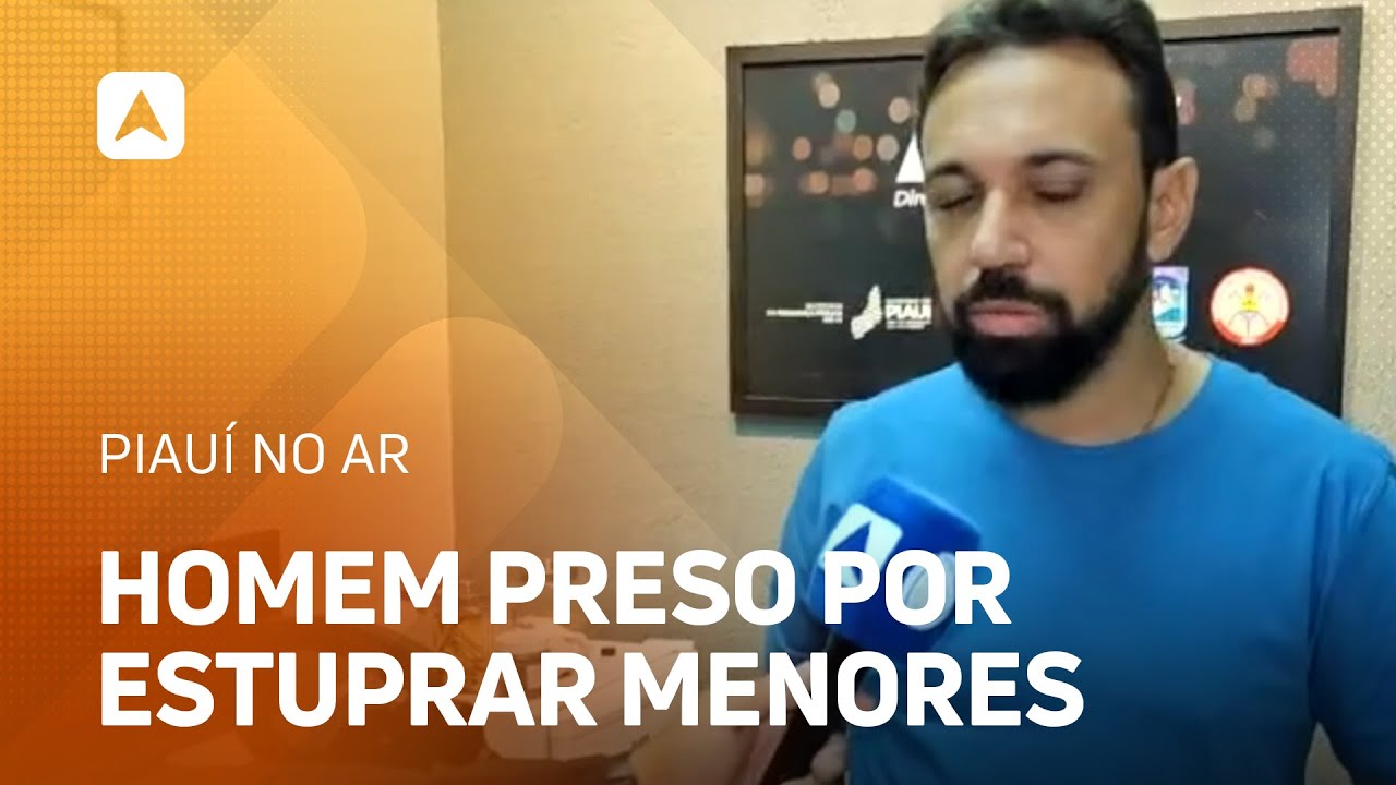 Homem é preso por estuprar menores; as vítimas eram ameaçadas pelo suspeito