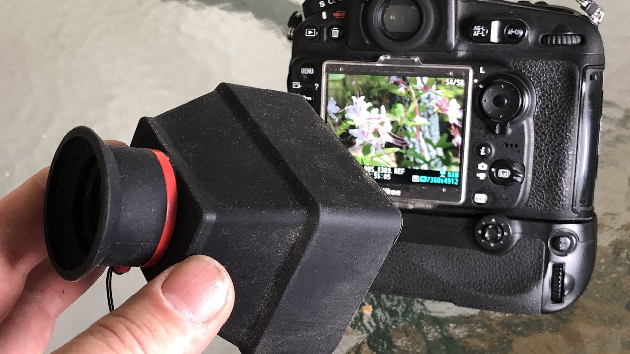 TESTING THE CAMERA VIEWFINDER EXTENDER