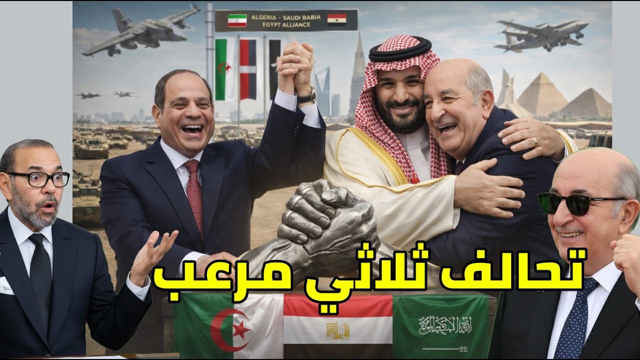 انزال عسكر في الجزائر و السعودية تقلب الطاولة مع مصر على المغرب تحالف تاريخي