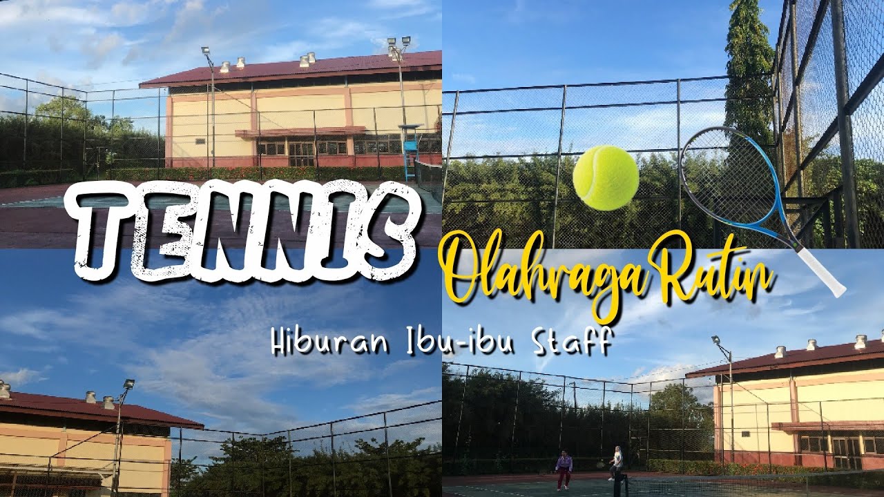 tenis bareng ibu-ibu staff 🎾 || kegiatan rutin ibu-ibu di perkebunan kelapa sawit🌴