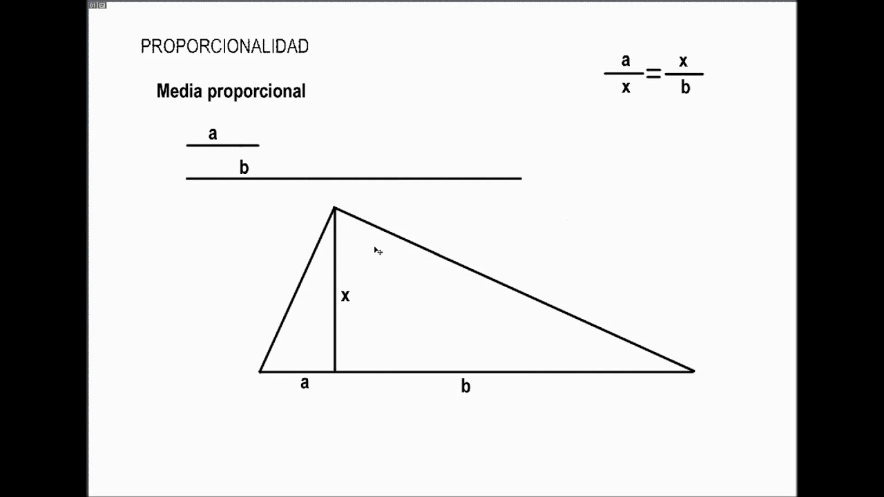 3- DIBUJO TÉCNICO: MEDIA PROPORCIONAL