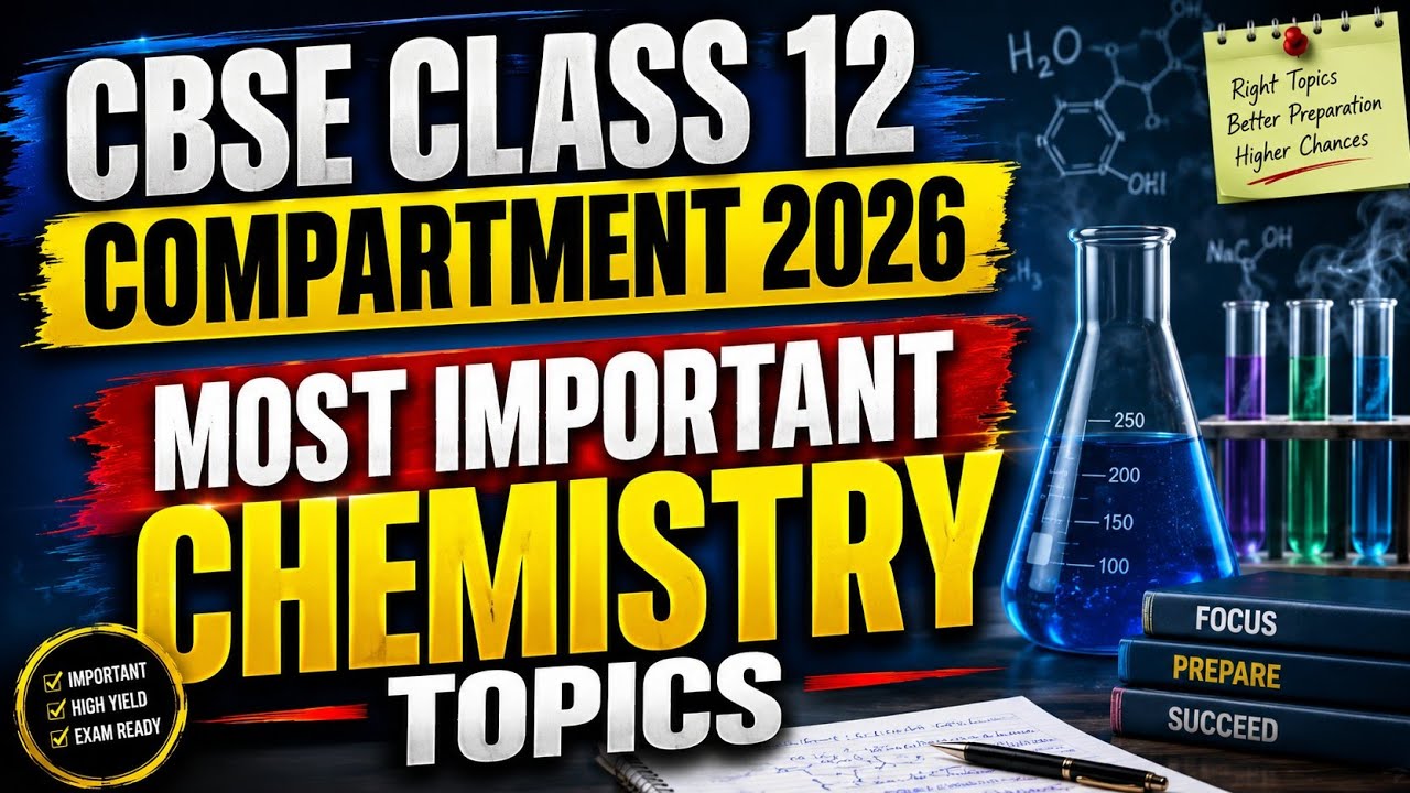 How to Pass CBSE Class 12 Chemistry Compartment 2026 GUARANTEED 💯