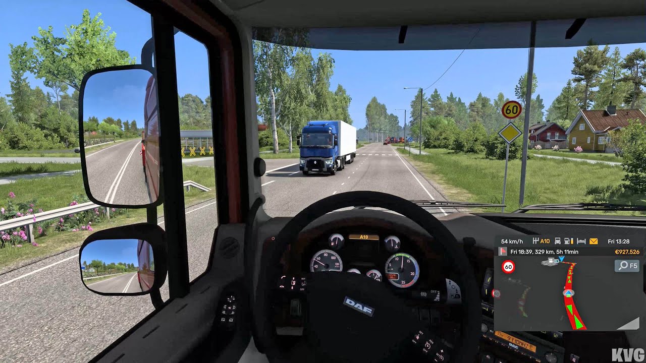 Euro Truck Simulator 2 - Joensuu to Jyväskylä - Nordic Horizons Gameplay (PC UHD) [4K60FPS]