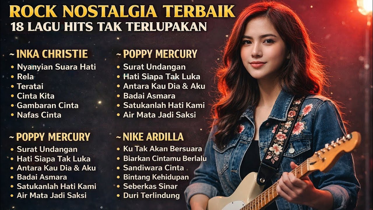 👉ROCK NOSTALGIA TERBAIK 18 LAGU HITS TAK TERLUPAKAN🎸