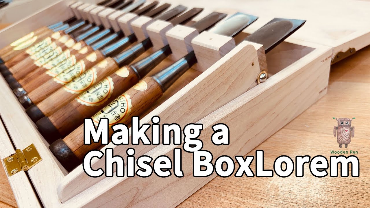 Build a professional woodworking chisel box! Learn DIY production | 實木鑿刀盒製作教學