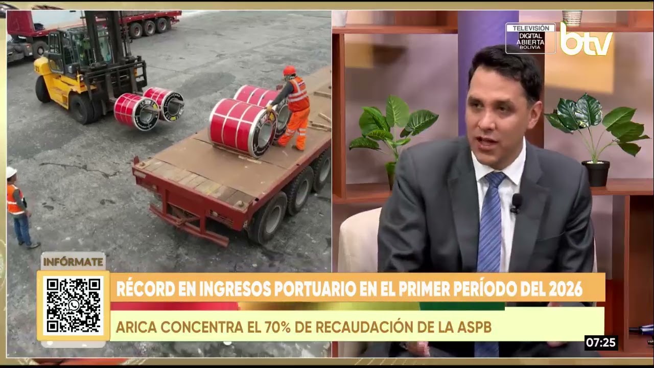 ASP-B registra récord de ingresos portuarios con más de Bs 10 millones en enero