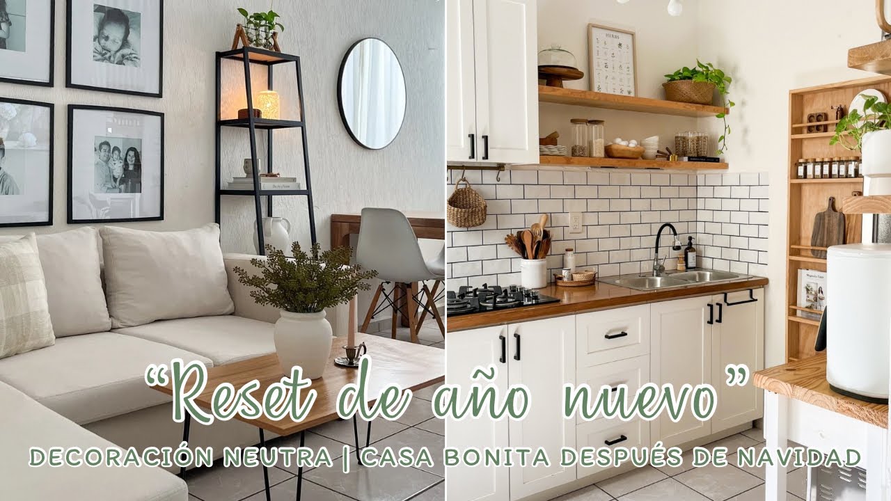 ✨ DECORACIÓN DESPUÉS DE NAVIDAD | IDEAS PARA DECORAR CASA PEQUEÑA 🫧🧺