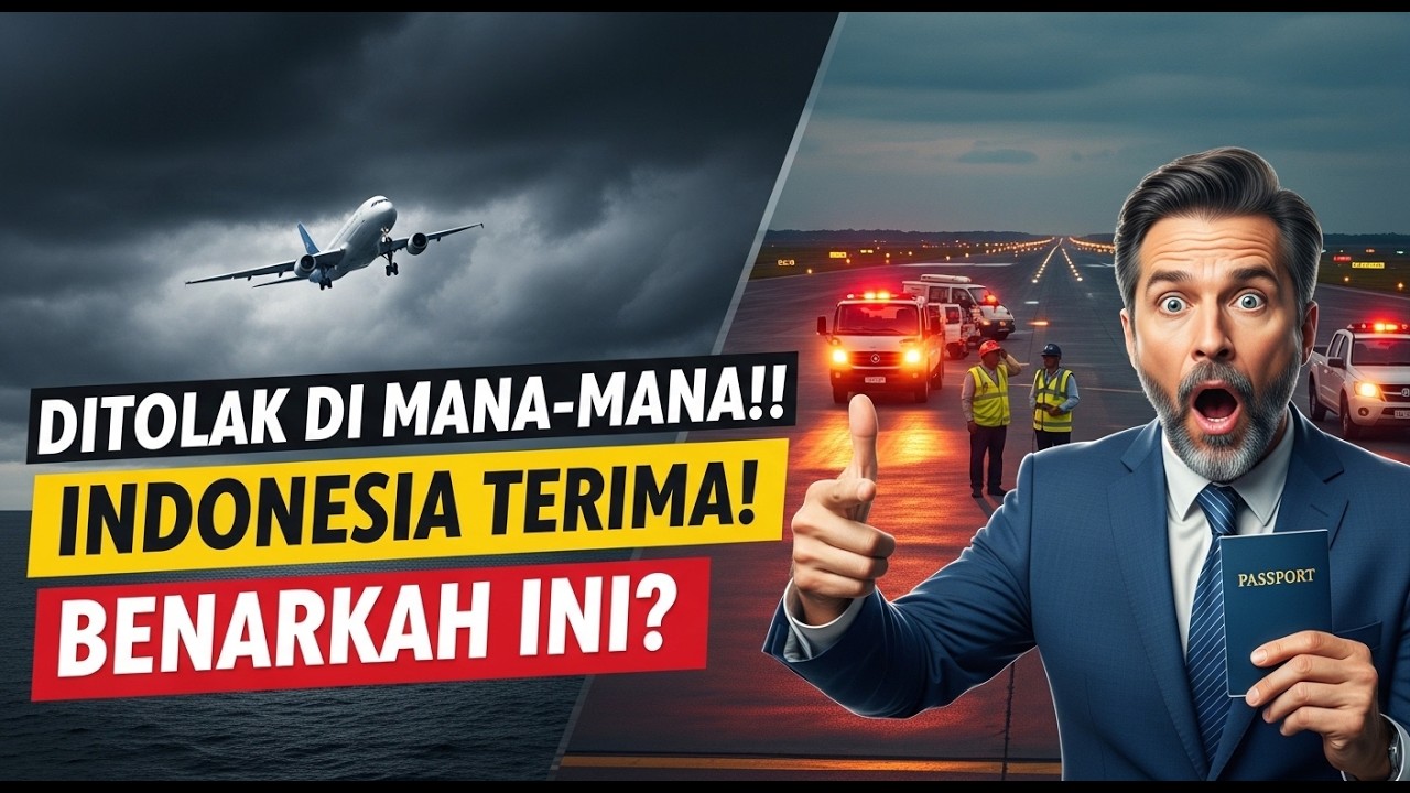 Ditolak di berbagai Bandara International, Pesawat As Pilih Mendarat Darurat Di Halim.