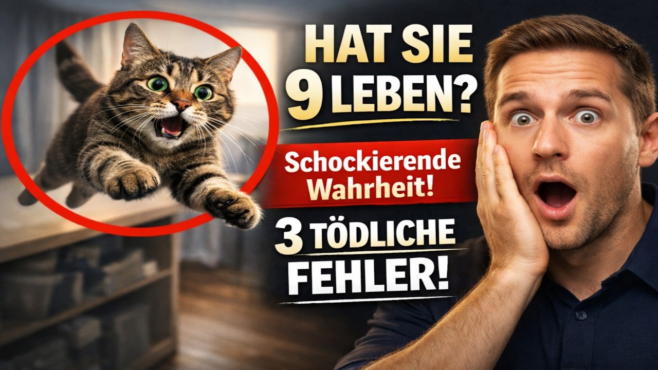 HAT IHRE KATZE 9 LEBEN? 😼 Die schockierende Wahrheit & die 3 TÖDLICHEN Fehler, die fast jeder mach