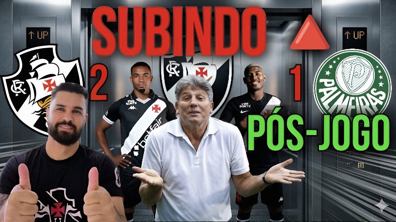 🚨RENATO E O TIME DA VIRADA! VASCO 2X1 PALMEIRAS PÓS-JOGO BRASILEIRÃO 