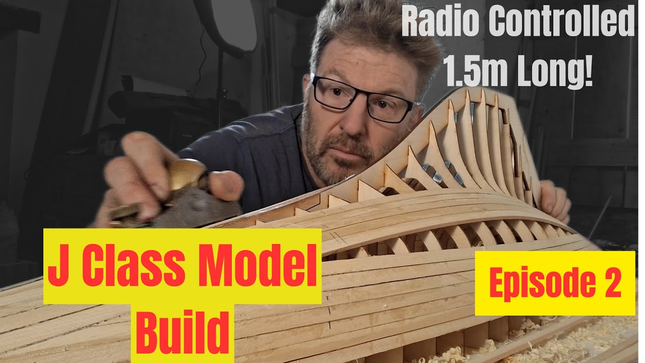 J-Class RC Yacht Build – Episode 2 | Planking the Hull