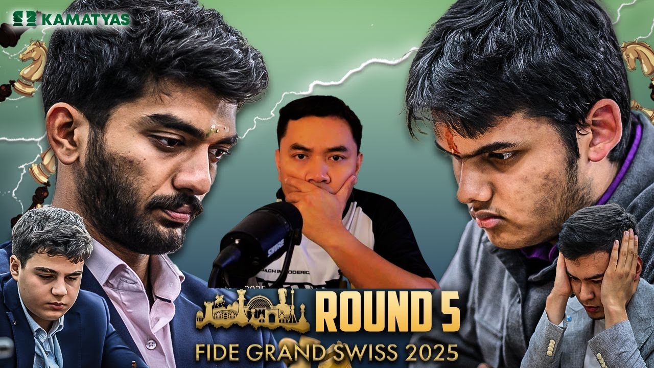 HISTORY Record Daw Ang NAGANAP! GM Gukesh vs GM Mishra | Round 5 FIDE Grand Swiss 2025