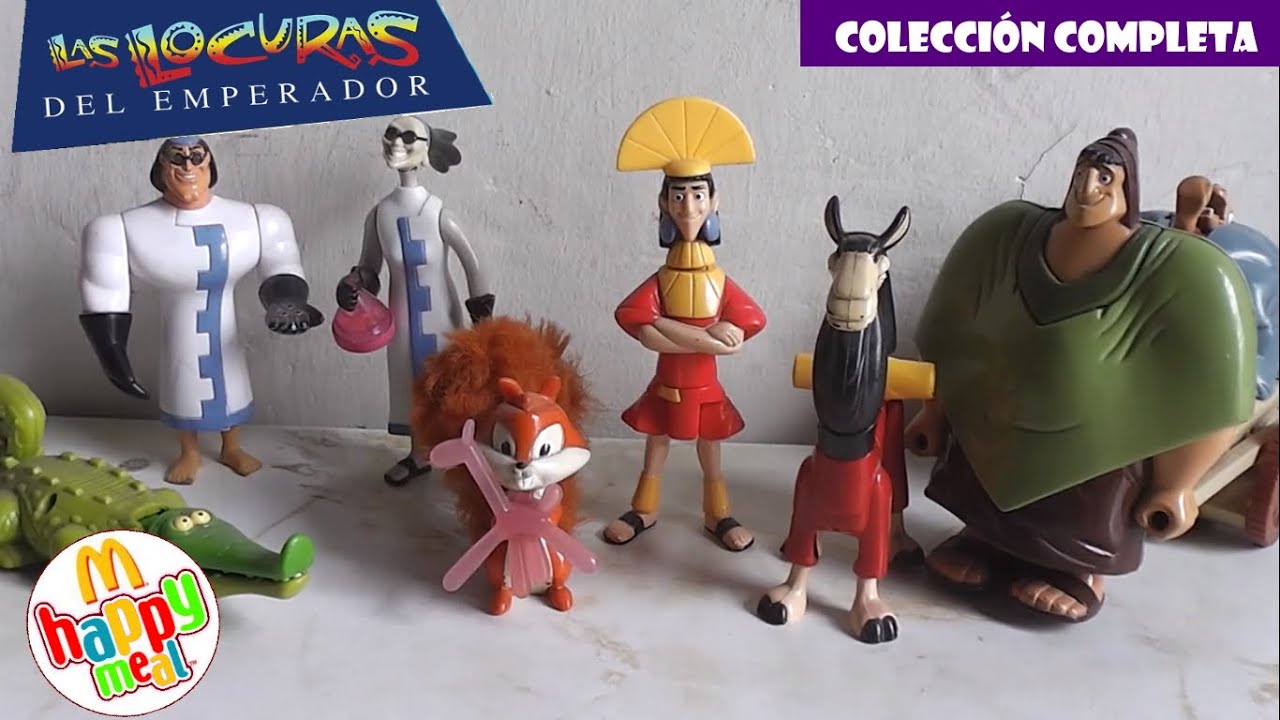 Las locuras del emperador - Colección completa - Mcdonald's 2001
