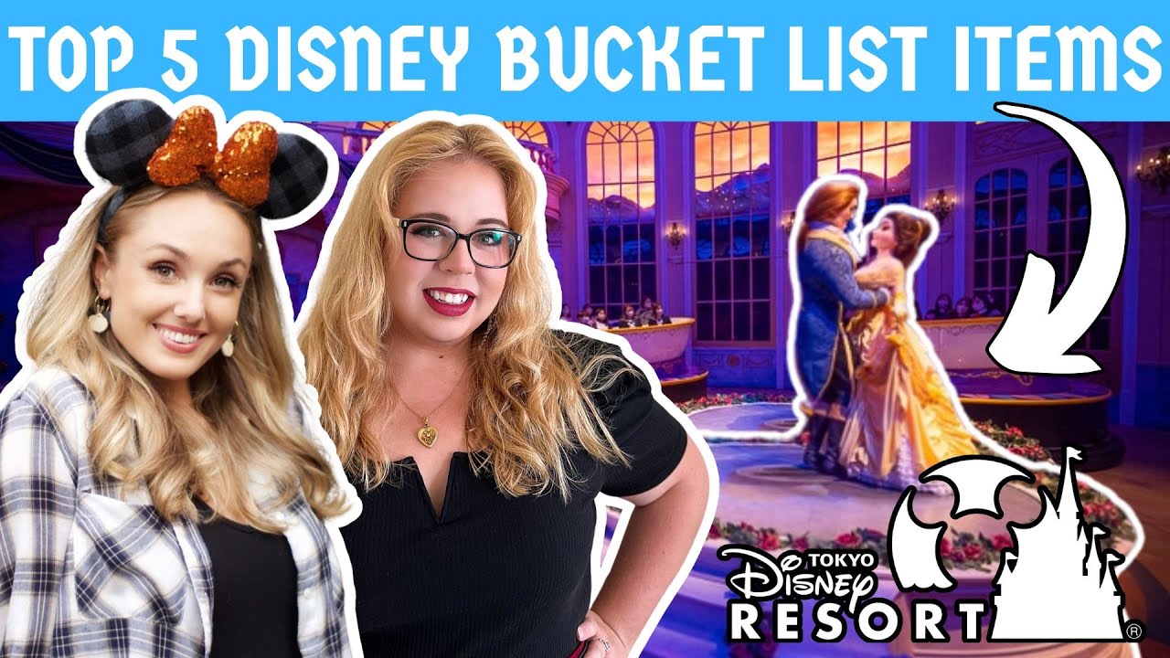 Top 5 Disney Bucket List Items | Disney Countdown with @themagicalmillennial_ & @thedapperdanielle