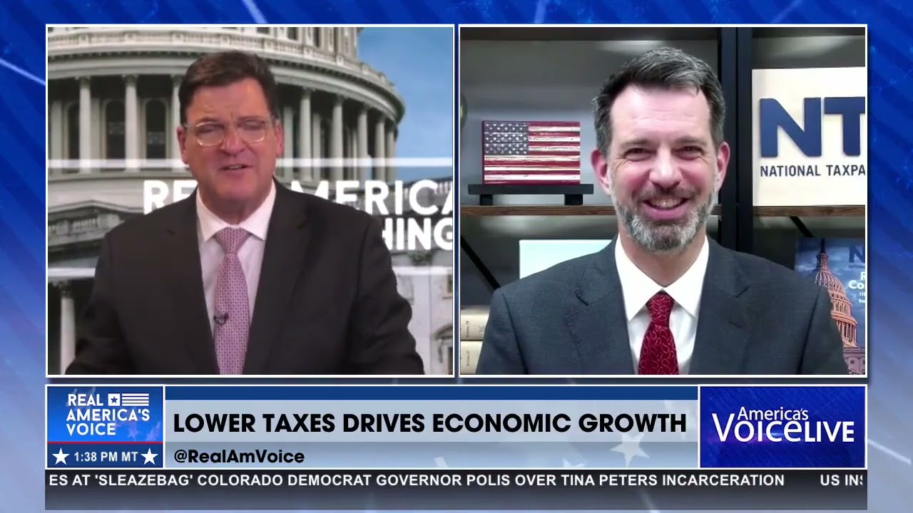 Taxpayers in High Tax States are Fleeing to Low Tax States | Brandon Arnold | Real America's Voice