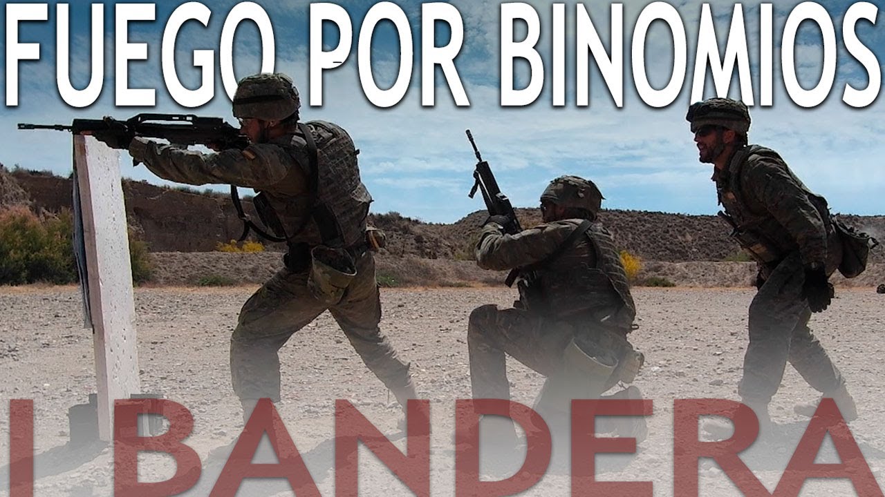Fuego y Movimiento por Binomios I BANDERA La Legión