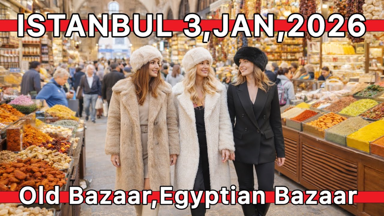 Turkiye🇹🇷Istanbul Jan 2026,Eminonu,Sirkeci Fake Market,Egyptian Bazaar,Old Bazaar Best Shopping |4K