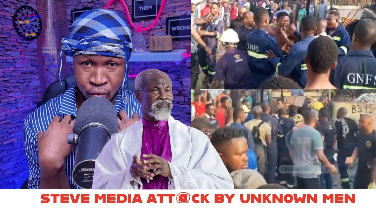 BREAK-How Steve media was Attáck by unknown men in kumasi 