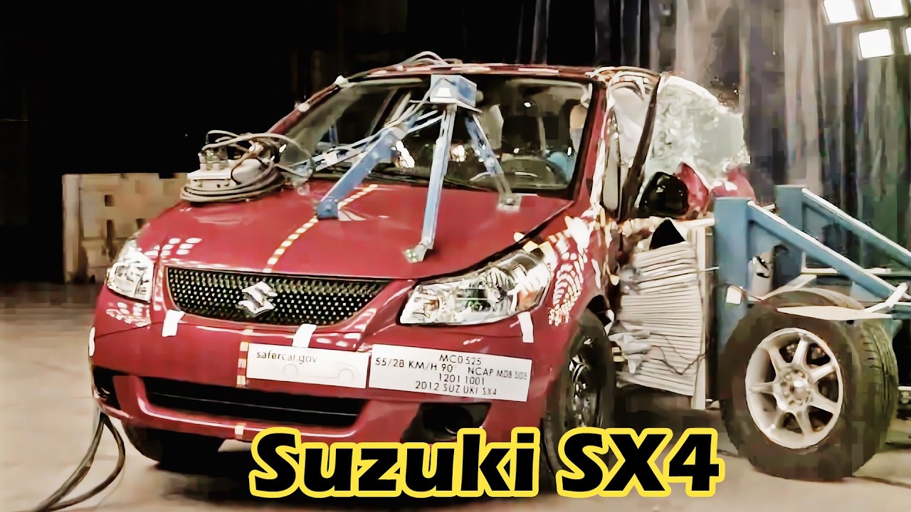 Suzuki SX4 Crash test 2012 Front, side, car to car