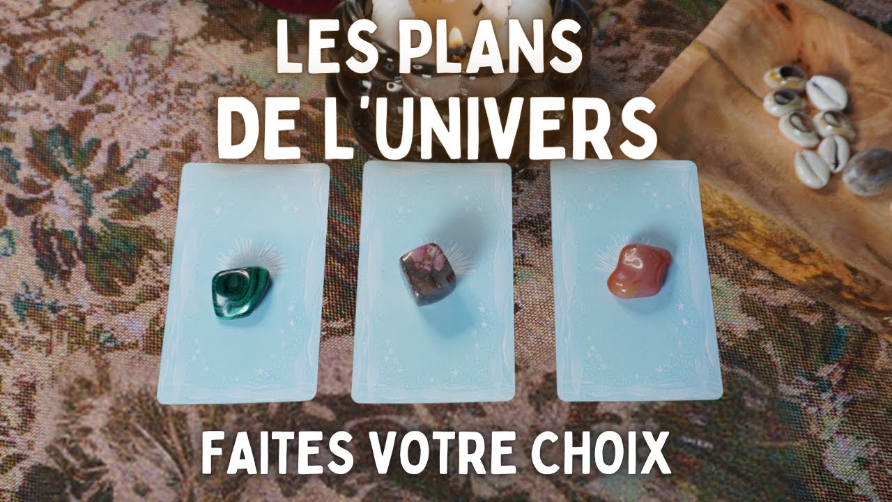 LE PLAN DE L'UNIVERS POUR VOUS ACTUELLEMENT Faites votre choix