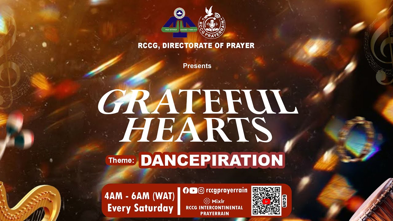 DANCESPIRATION || GRATEFUL HEART || PRAYERRAIN LIVE || 24TH JANUARY, 2026