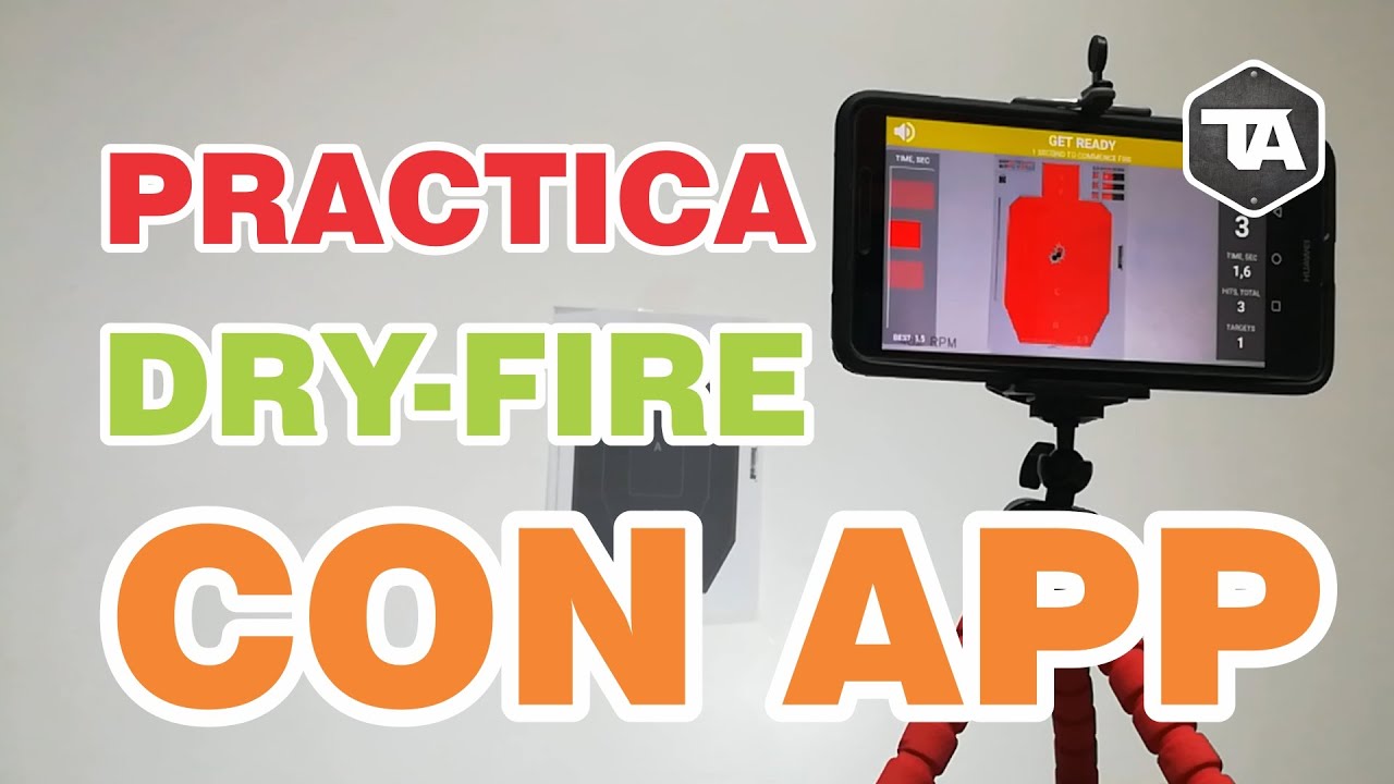 Práctica en seco DRYFIRE con sistema cartucho LED y APP LaserHit