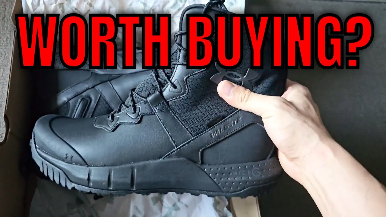 Under Armour Micro G Valsetz Tactical Boots: Unboxing