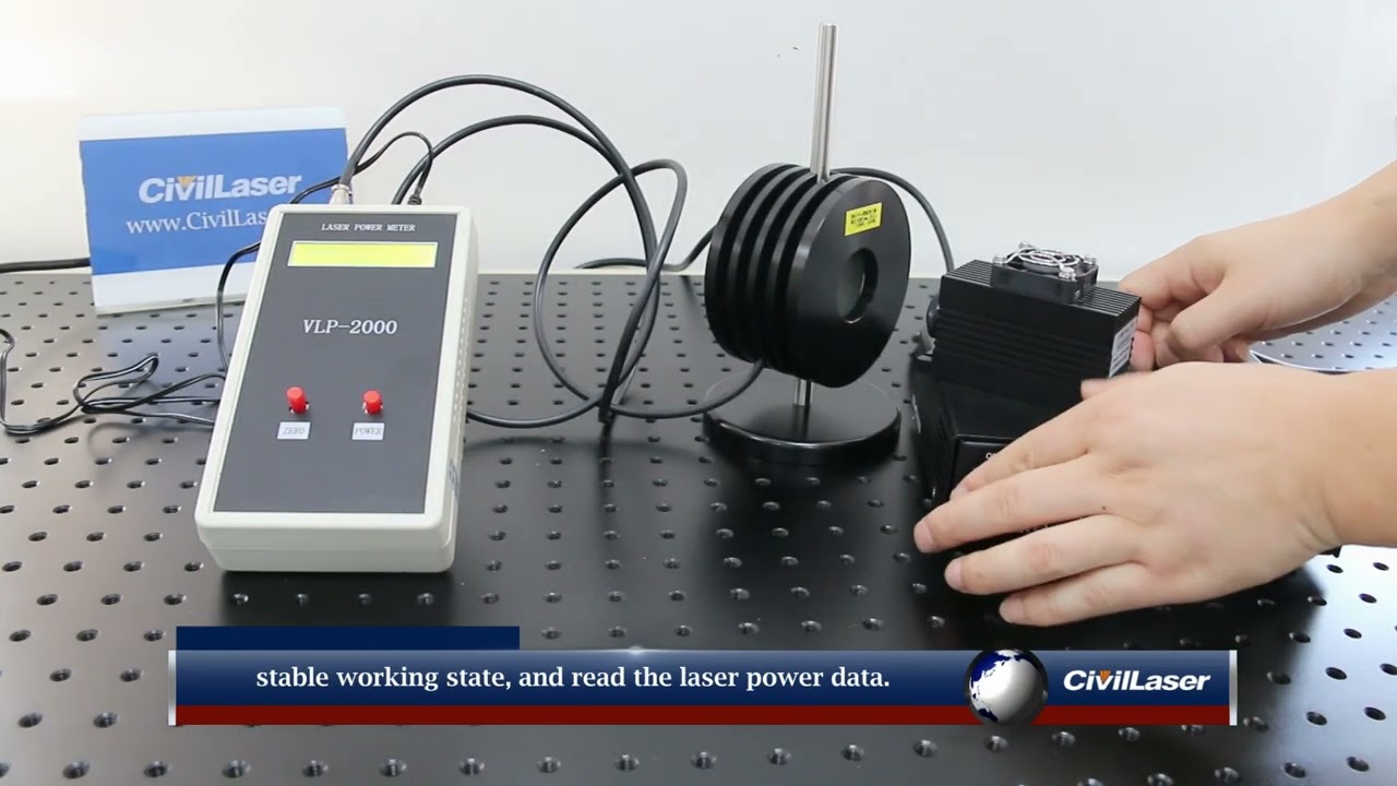 10mW~50W Accuracy 1mW Laser Power Meter