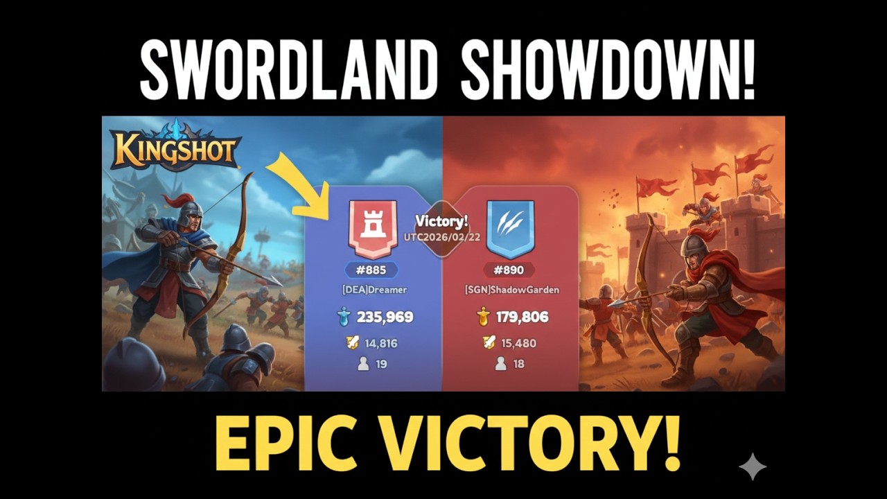 Kingshot Swordland Showdown! 885 DEA vs 890 SGN
