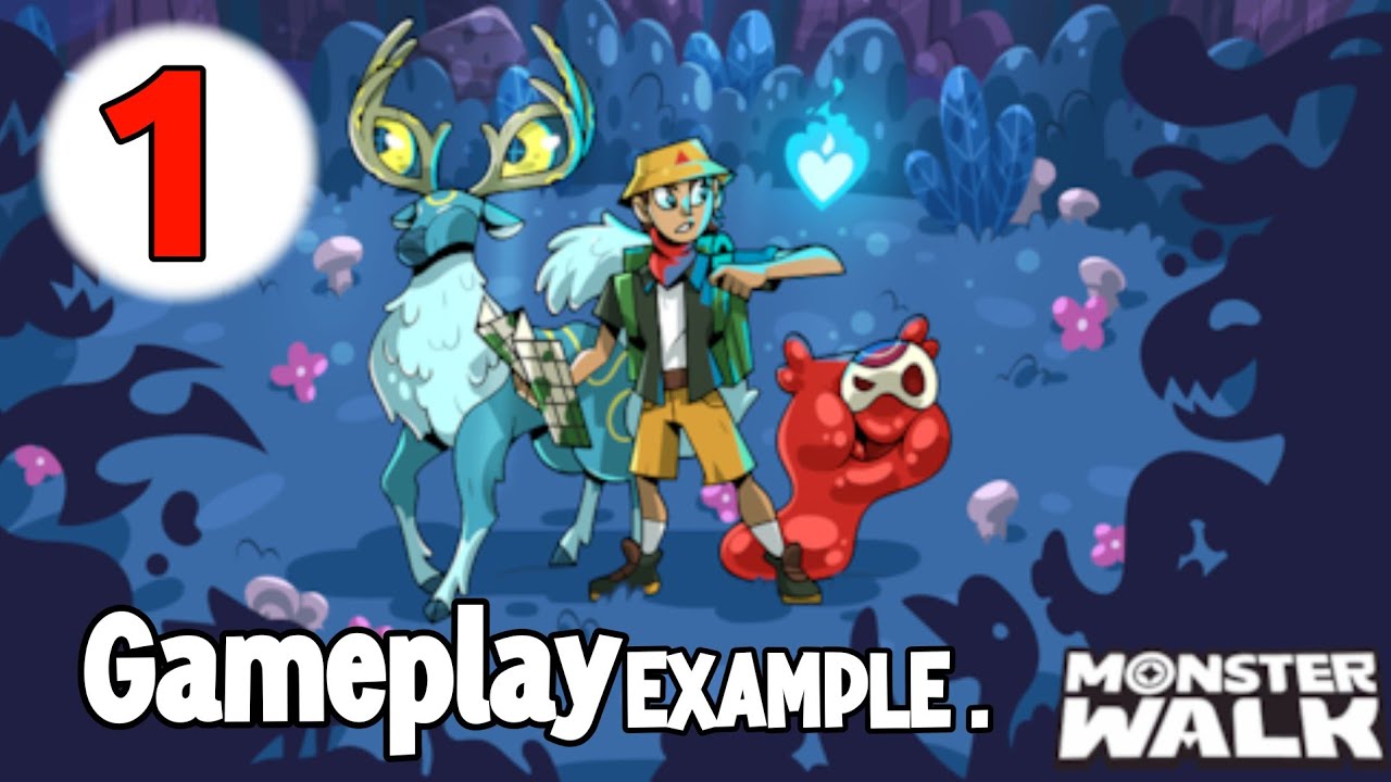 Monster Walk -GAMEPLAY- Android/iOS game, first 10 minutes playthrough.