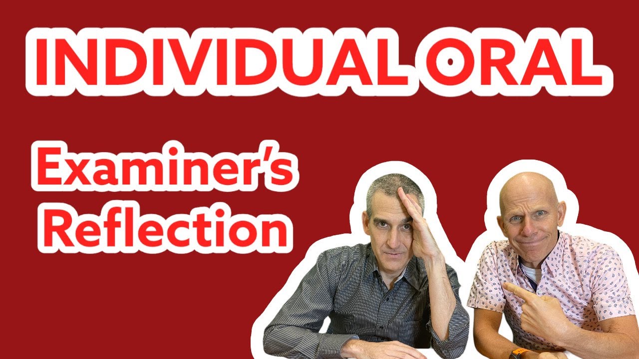 IB ENGLISH A: Индивидуальный устный экзамен — размышление экзаменатора