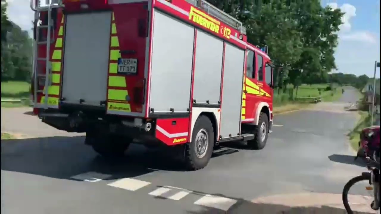 [Hornwechsel] [Pressluft] Schiff droht zu Sinken. Feuerwehr Achim und Baden