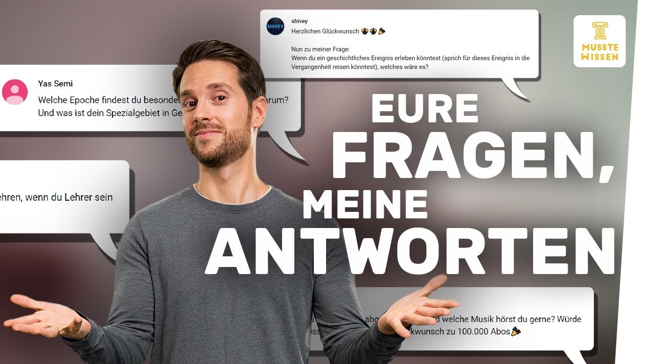 Mr Wissen2Go Mirko beantwortet eure Fragen | 100.000 Abonnenten