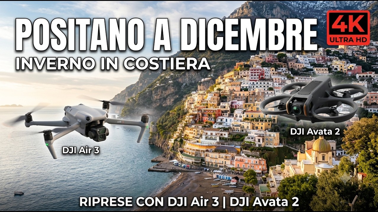 Positanо Verticale: FPV e Riprese Cinematiche | Avata 2 | Air 3 | Cinematic | 4k | Amalfi coast