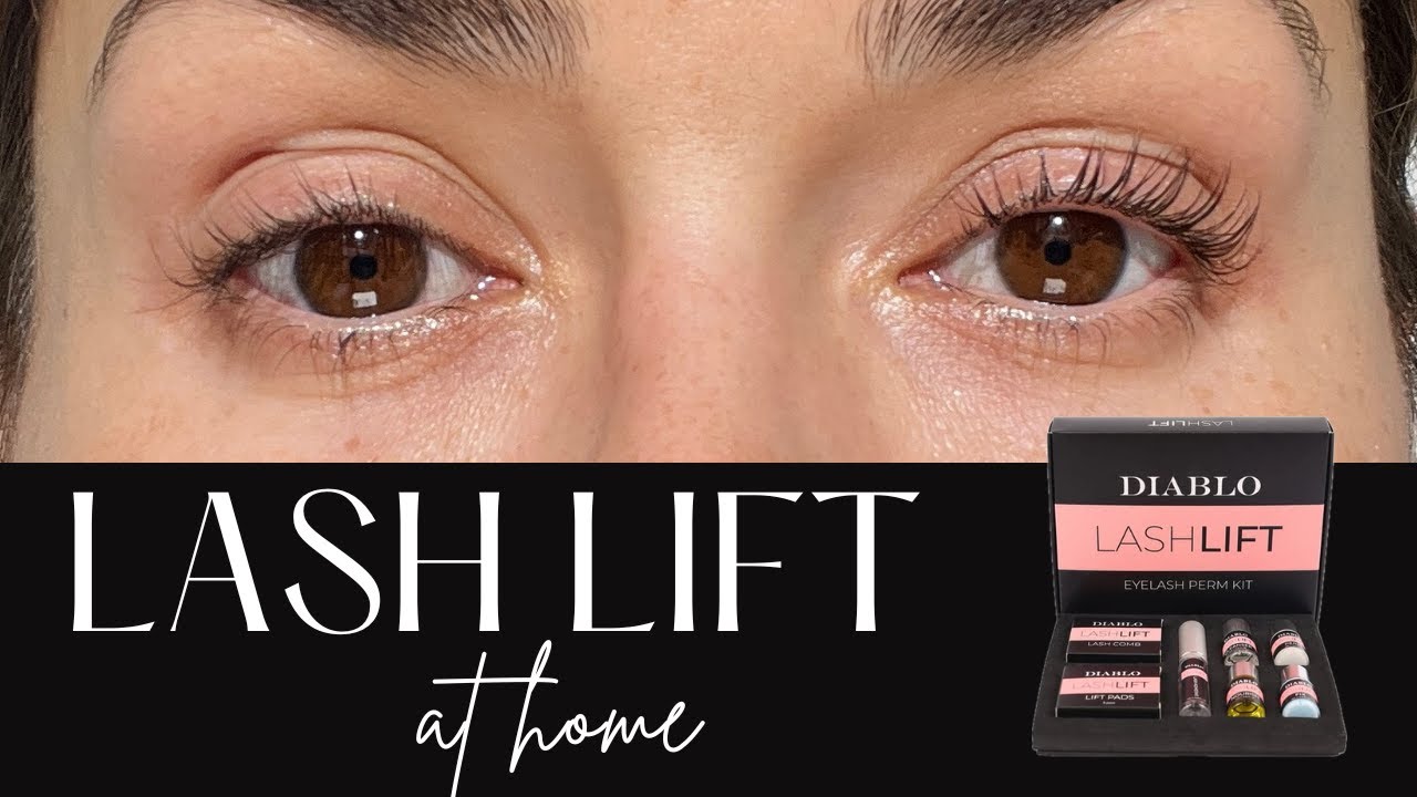 ПОДТЯЖКА РЕСНИЦ В ДОМАШНИХ УСЛОВИЯХ с помощью набора Diablo Lash Lifting Kit