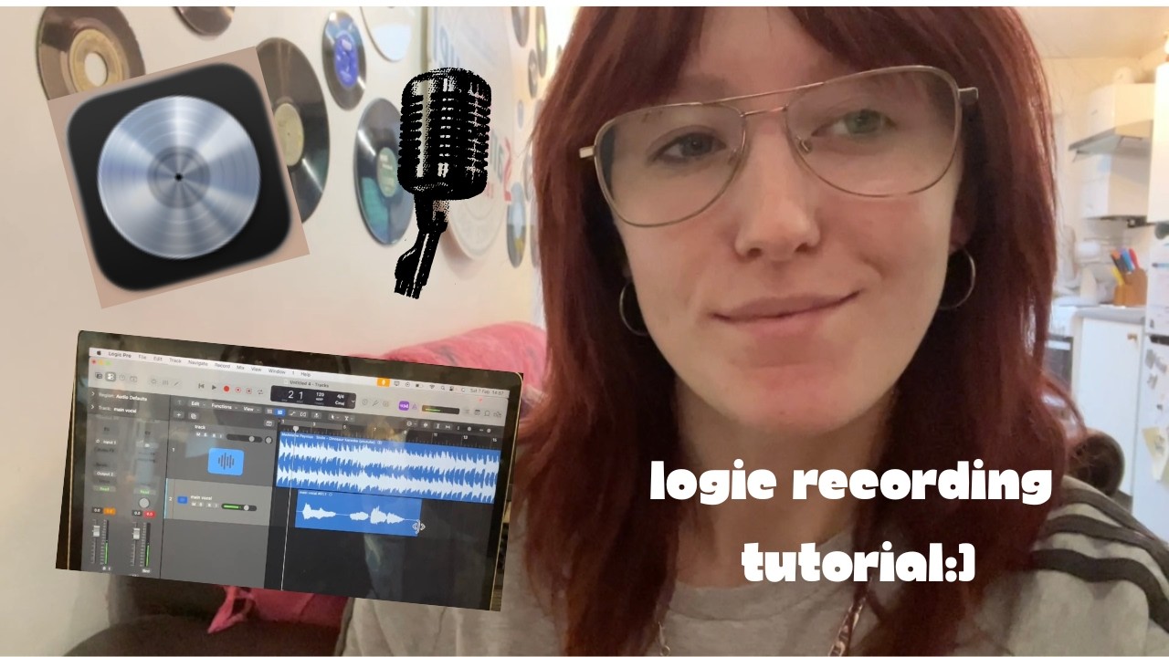 BASIC RECORDING VOCALS ON LOGIC TUTORIAL KatieRose 