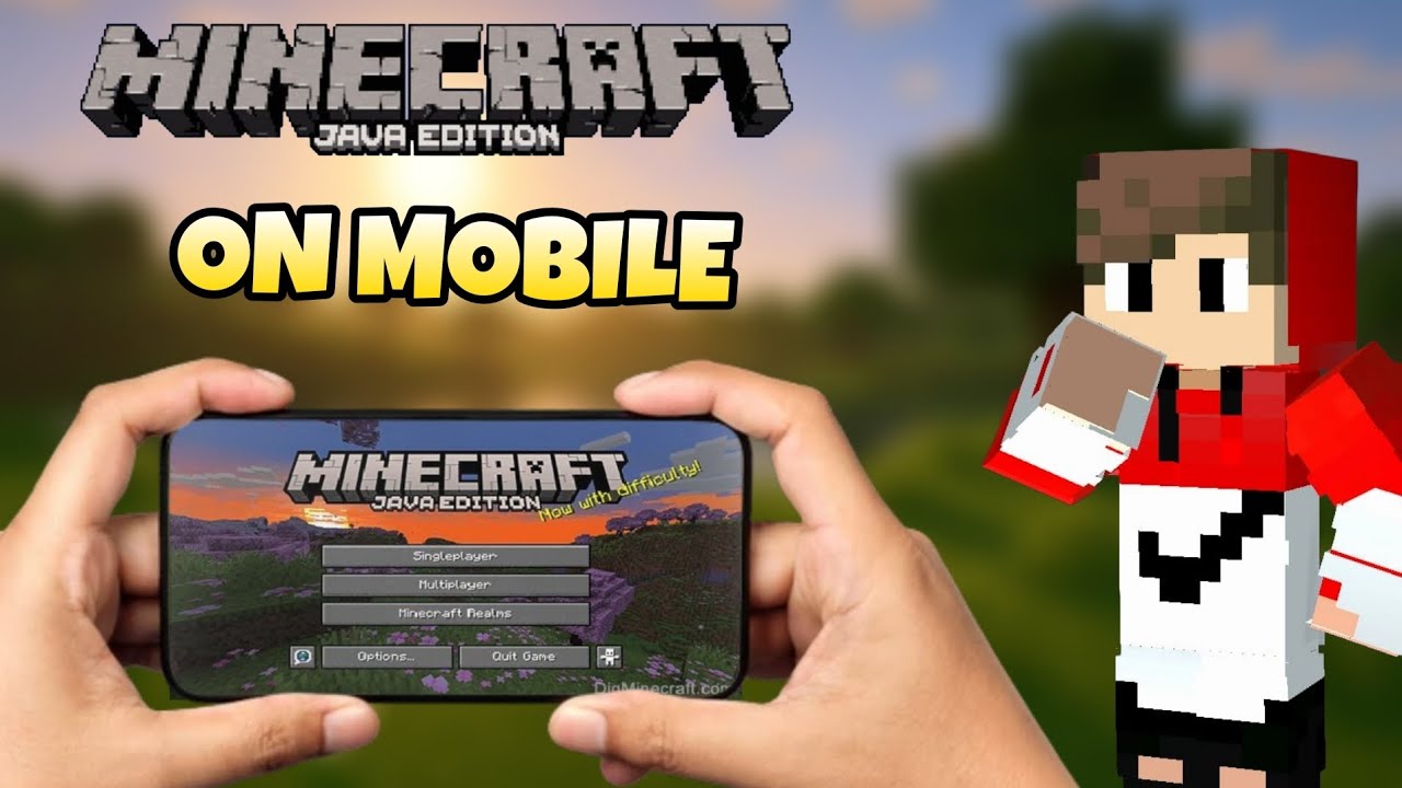 Play Minecraft Java edition in mobile | JAVA EDITION GAMEPLAY AND EP1
