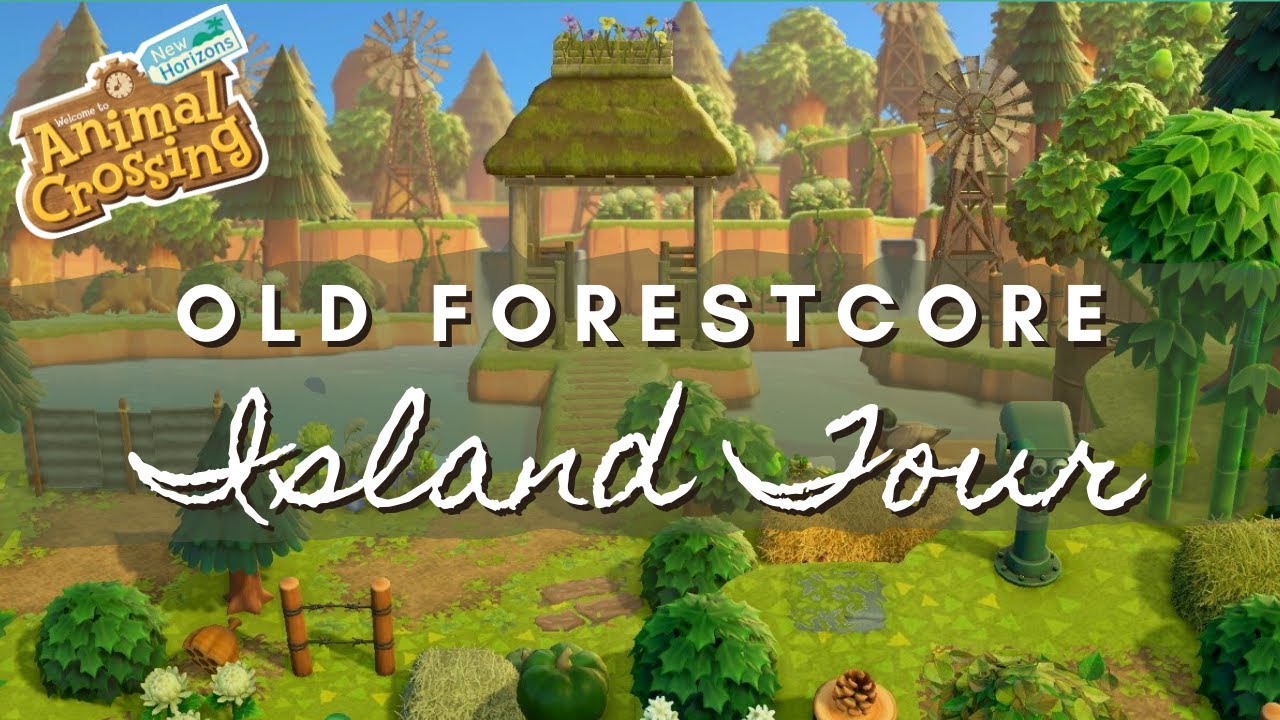 OLD FORESTCORE ISLAND TOUR (USING 2.0 UPDATE ITEMS!) | Animal Crossing New Horizons