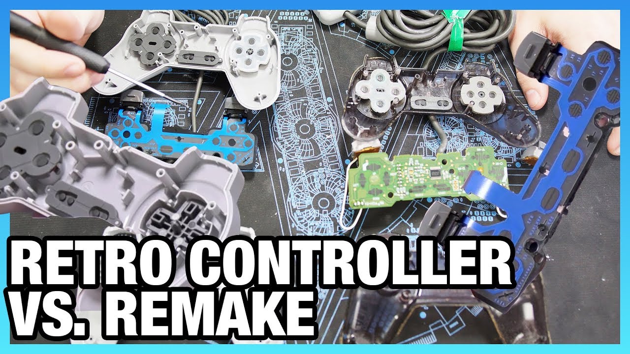 PlayStation Classic Controller Tear-Down vs. PS1 Original