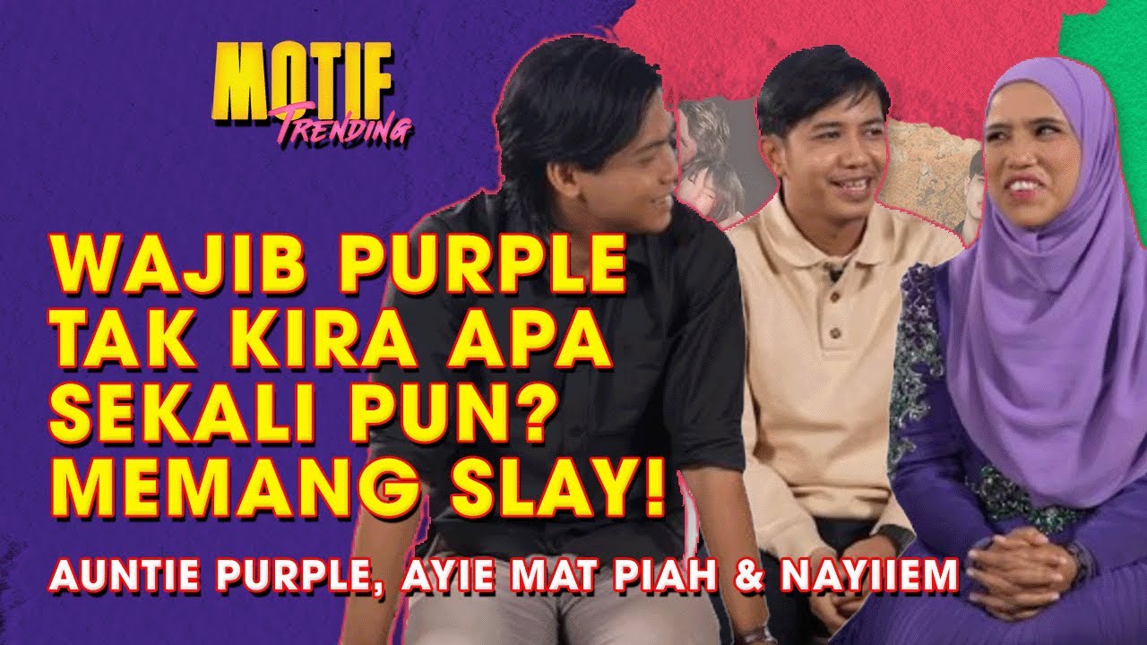 Content Creator Bukan Senang! Ayie Mat Piah, Auntie Purple & Nayiiem Give Up? | Motif Trending S2