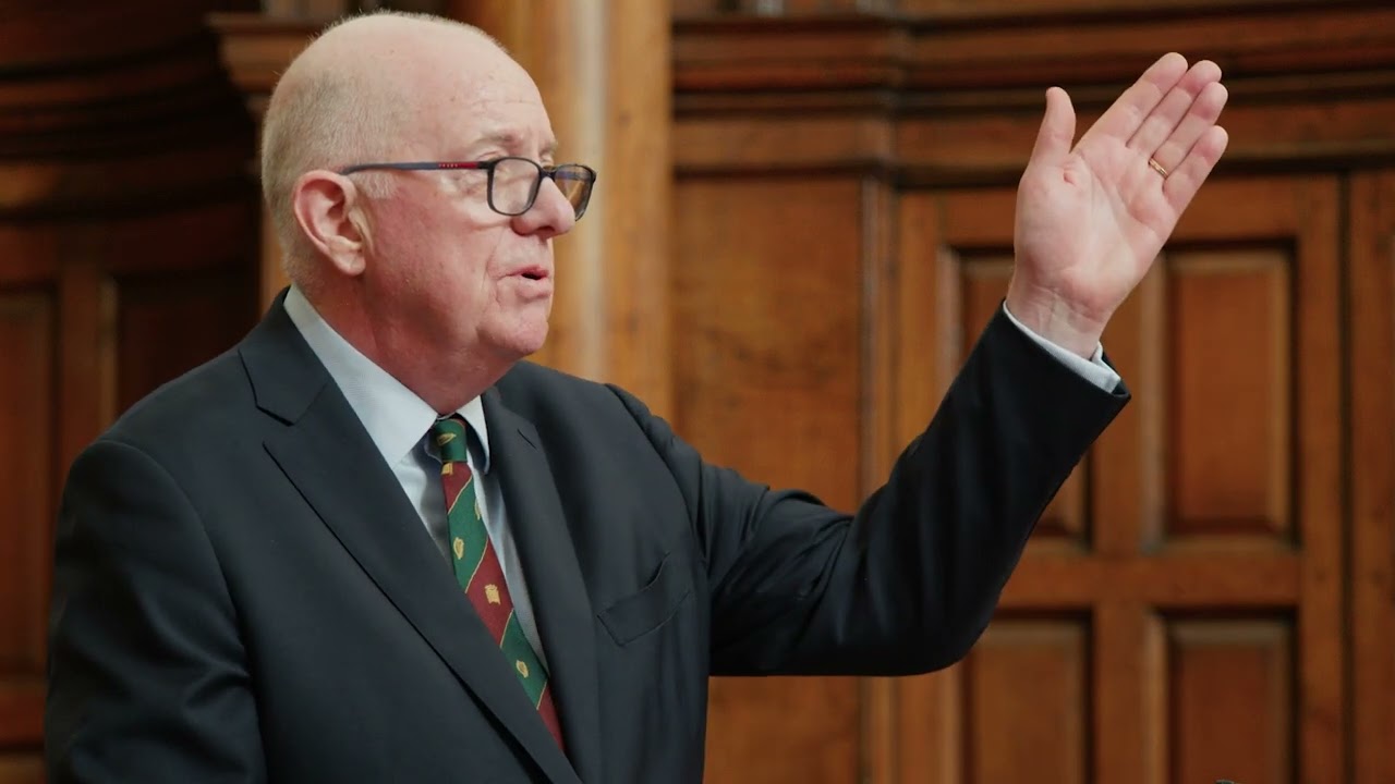 TD Charlie Flanagan speaking at the Astronomical Observatories of Ireland Launch Night