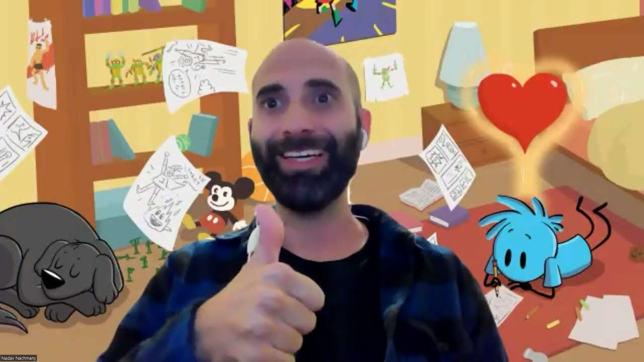 מציירים עם הילד הכחול - סדנת איור עם הסופר והמאייר נדב נחמני