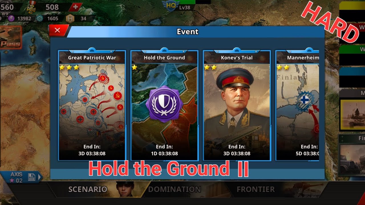 Hold the ground hard full world conqueror 4