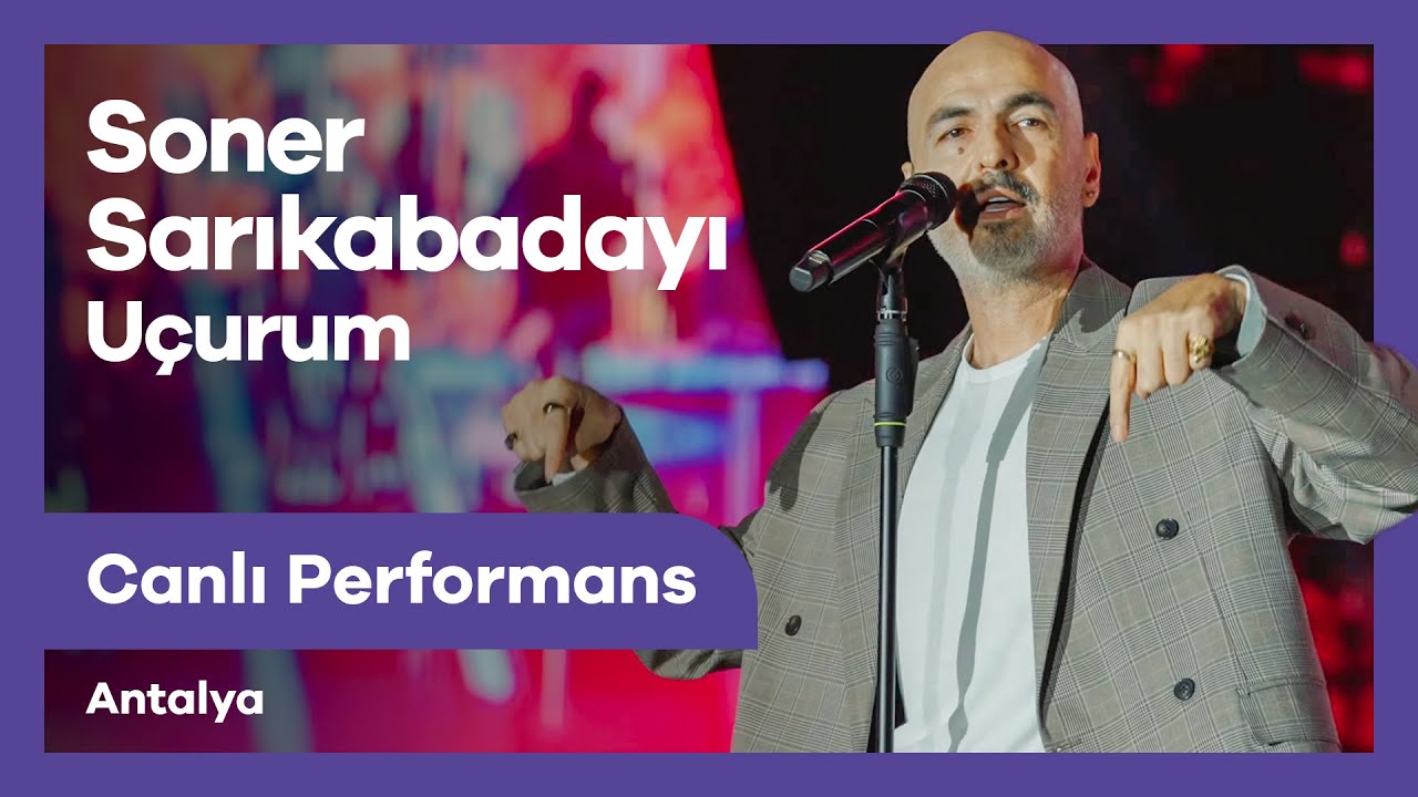 Soner Sarıkabadayı - Uçurum | Canlı Performans | Antalya Kültür Yolu Festivali