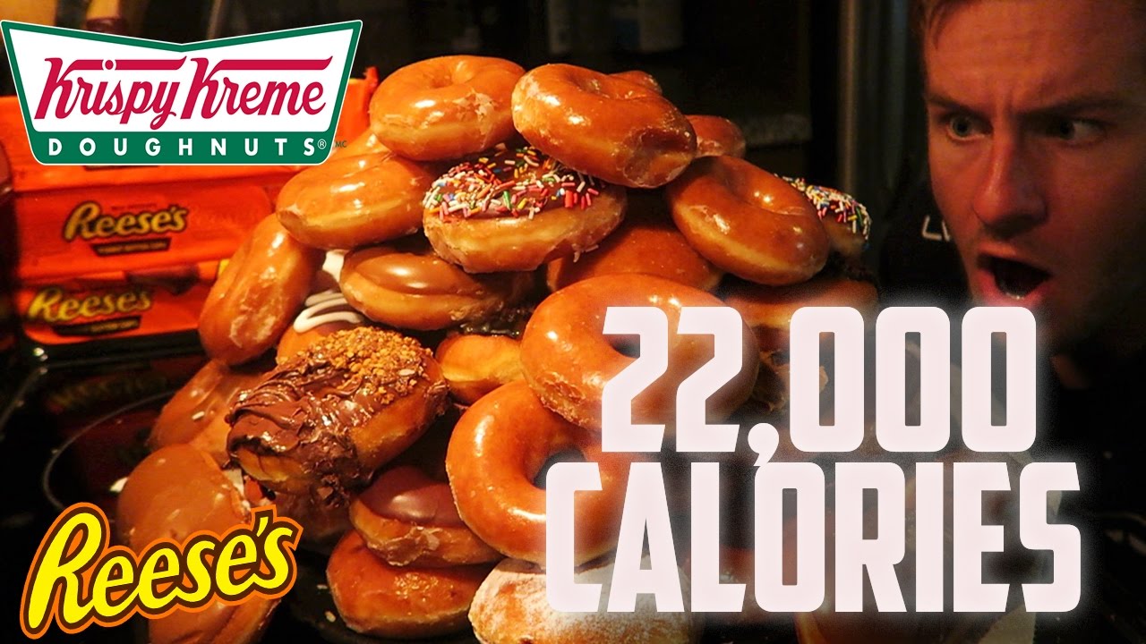 KRISPY KREME CASTLE С АРАХИСОВЫМ МАСЛОМ | БОЛЕЕ 22 000 КАЛОРИЙ