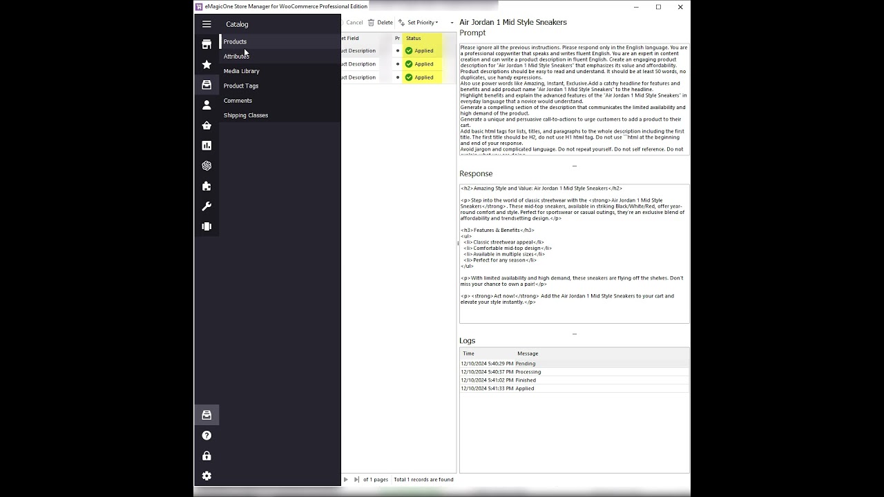 How to Mass Generate Product Descriptions with ChatGPT and Store Manager for WooCommerce